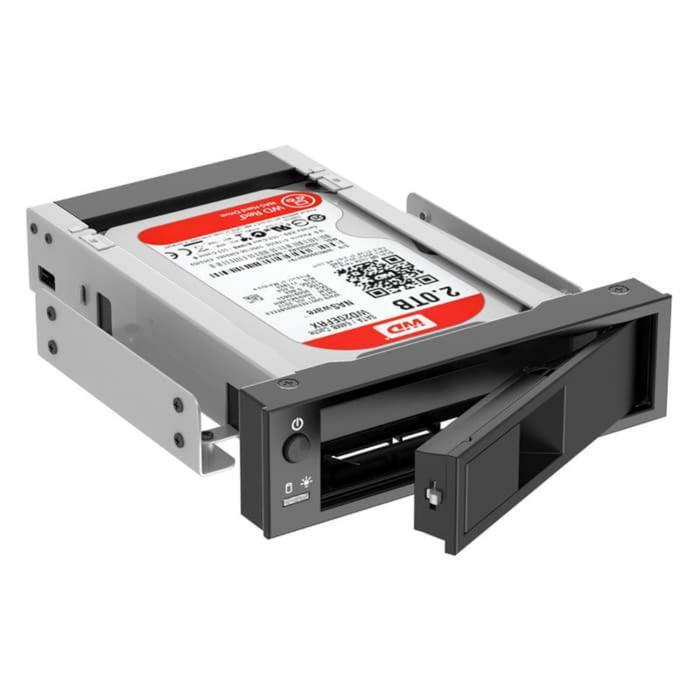 ORICO HDD MOBILE RACK 3.5 INCH SATA/SAS BLACK / 1106SS-V1-BK-BP