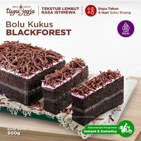 Bolu Kukus Tugu Jogja Blackforest - Reguler Pack