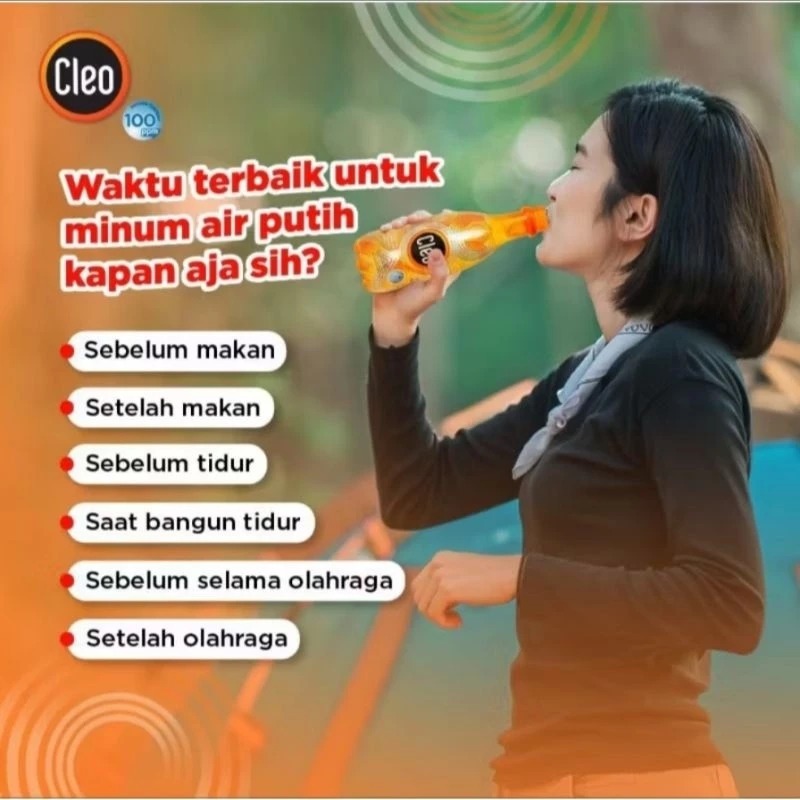 CLEO AIR MINUM KESEHATAN OXYGEN OKSIGEN ORIGINAL 500ML PERBOTOL