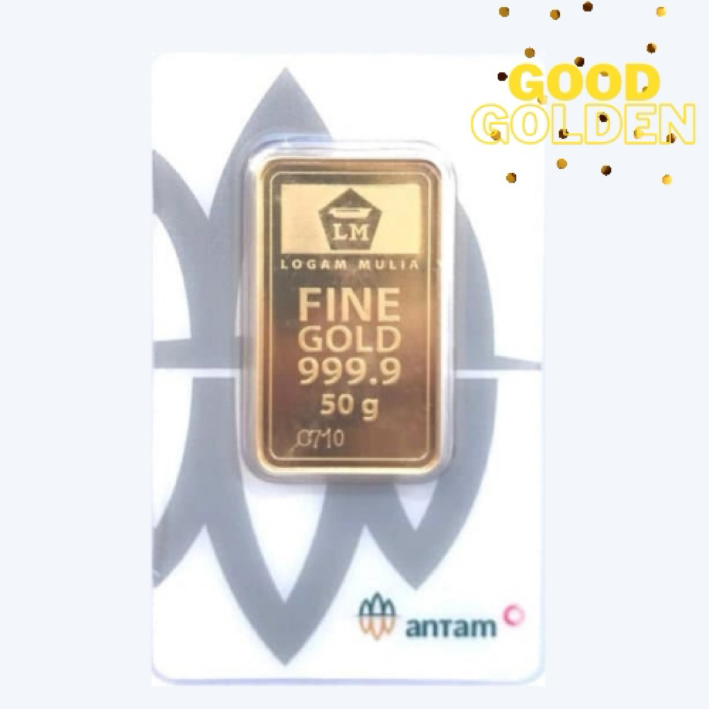 Logam Mulia Emas Antam 50 gram Press Certieye