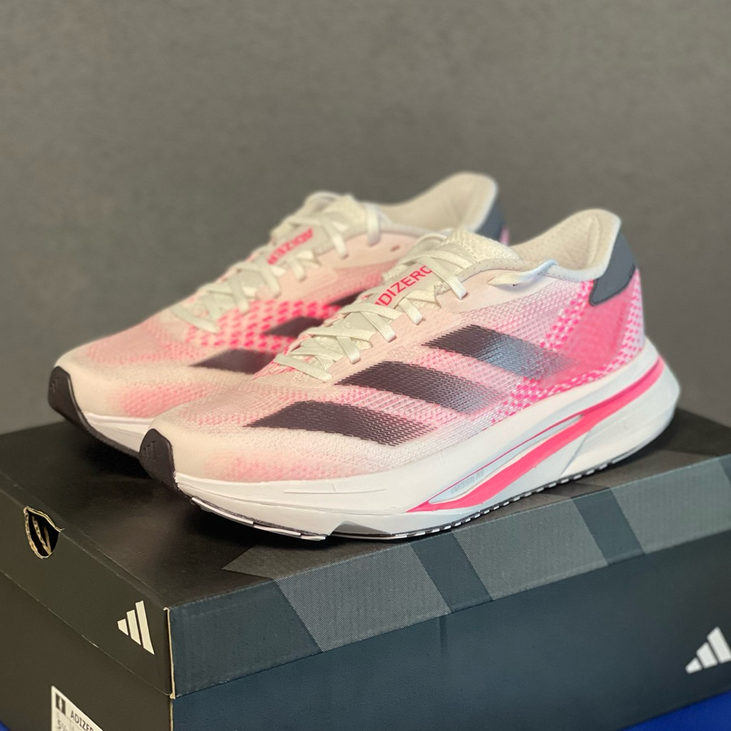 ADIDAS Adizero SL2 Lightstrike Pro - White Pink | IF6767 | Original Store Authentic Sepatu Lari Runn