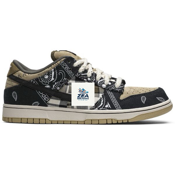 Sepatu Travis Scott x Dunk Low Premium QS SB 'Cactus Jack'