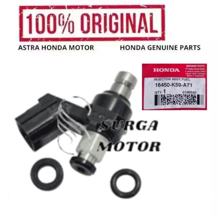 Injector Injek Injektor 6 Hole Motor ADV 150 Vario 150 eSP K59 16450-K59-A71 16450K59A71 Ori Origina