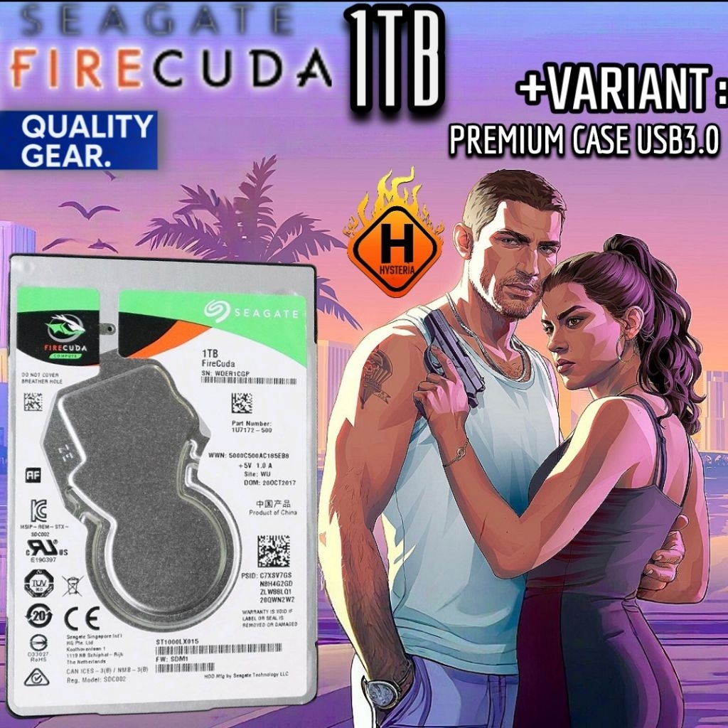 Hardisk Internal 1TB FireCuda | HDD Hardisk Internal PS4 Laptop Gaming Garansi