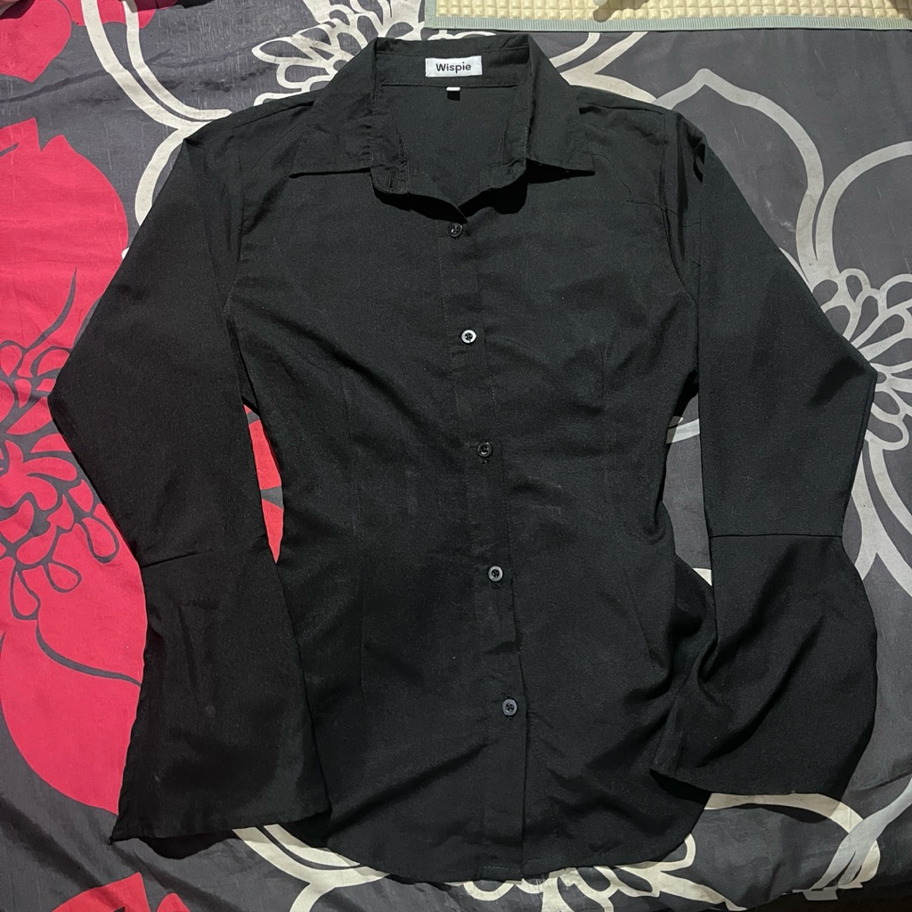 kemeja Wispie hitam new