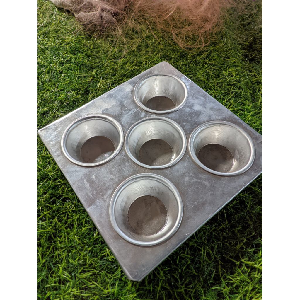 cetakan wedang sodan/muffin bahan aluminium