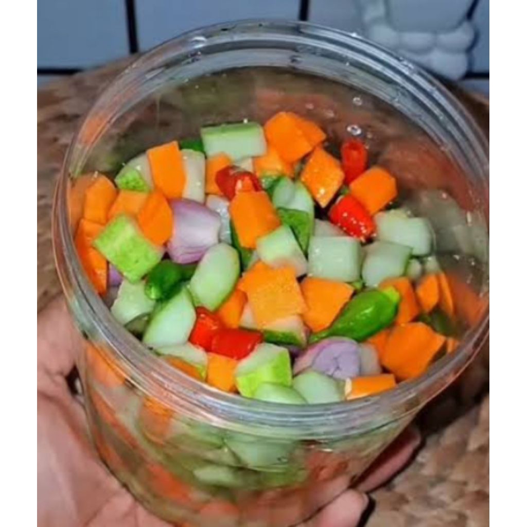 Asinan acar timun wortel segar/khas tth Sunda original