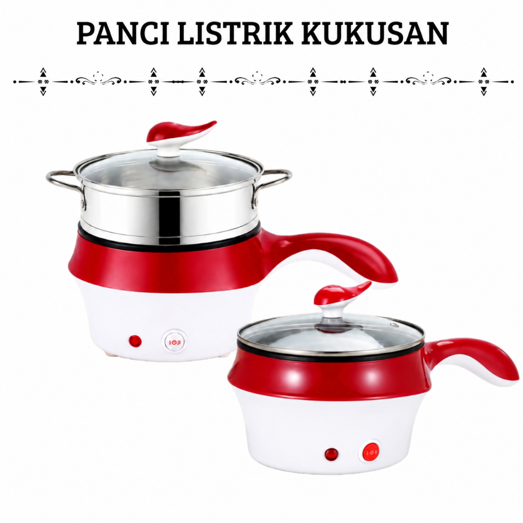 Panci Listrik Anti Lengket Wajan Listrik / Panci Listrik Multifungsi Panci Kecil