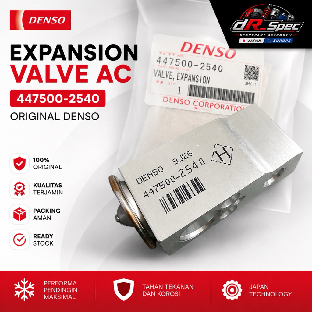 EXPANSION VALVE AVANZA INNOVA XENIA RUSH ORIGINAL DENSO 447500-2540