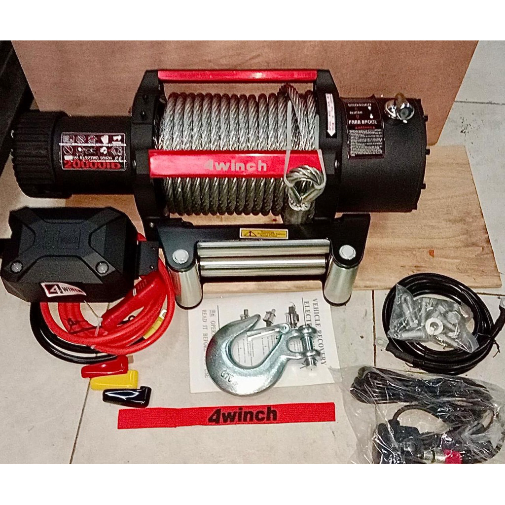 4winch 20000 lbs winch 4winch 20000lbs 12V & 24V