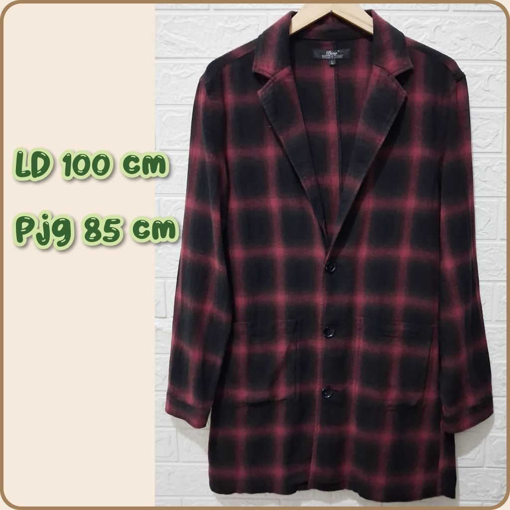 Outer Tartan merah