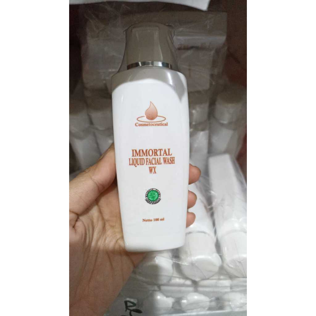 IMMORTAL LIQUID FACIAL WASH WX | FACIAL WASH WX | SABUN WAJAH PEMUTIH