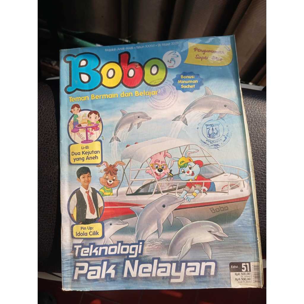 Majalah Anak Bobo Teknologi Pak Nelayan edisi 26 Maret 2009