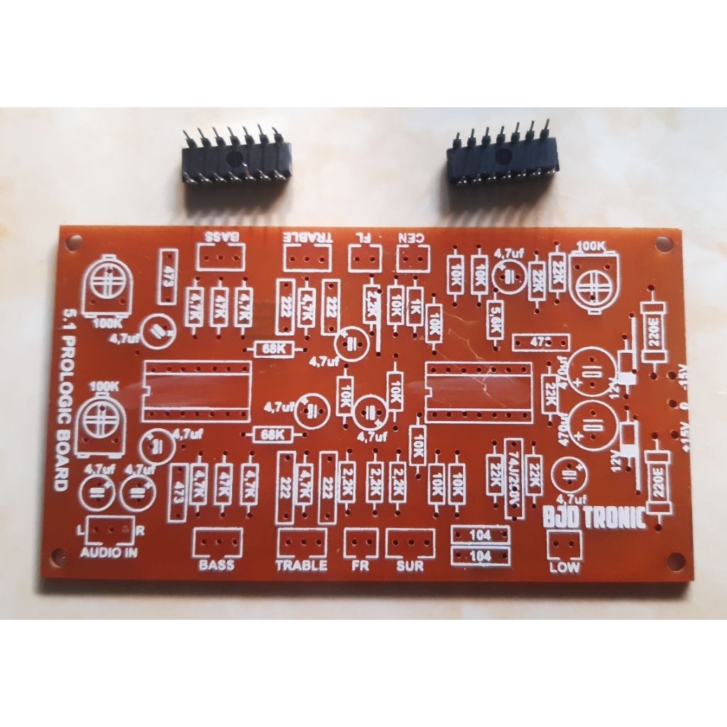 PCB PROLOGIC 5.1CH plus IC