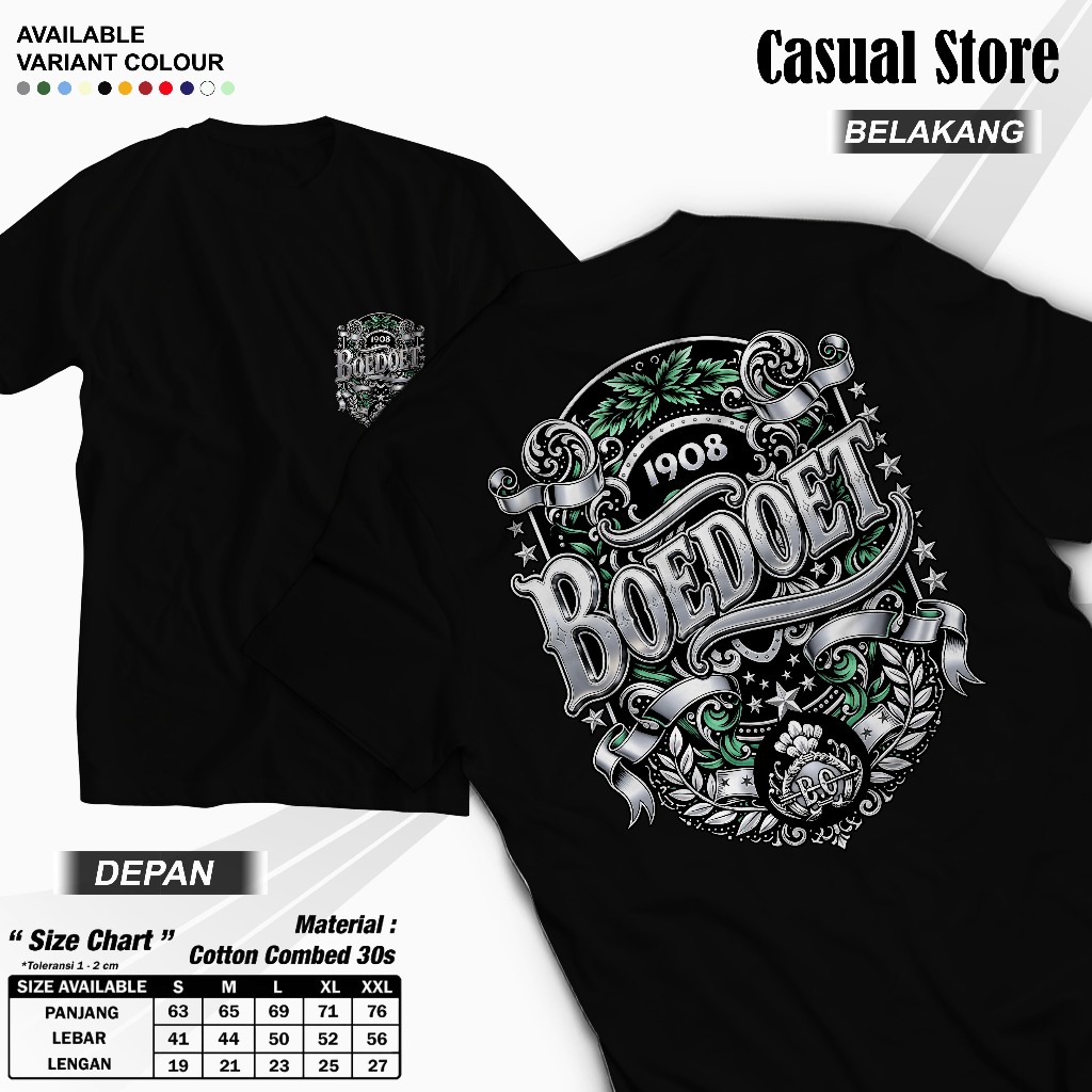 KAOS STM BOEDOET STOVIA 1908 UNISEX | KAOS BOEDOET 145
