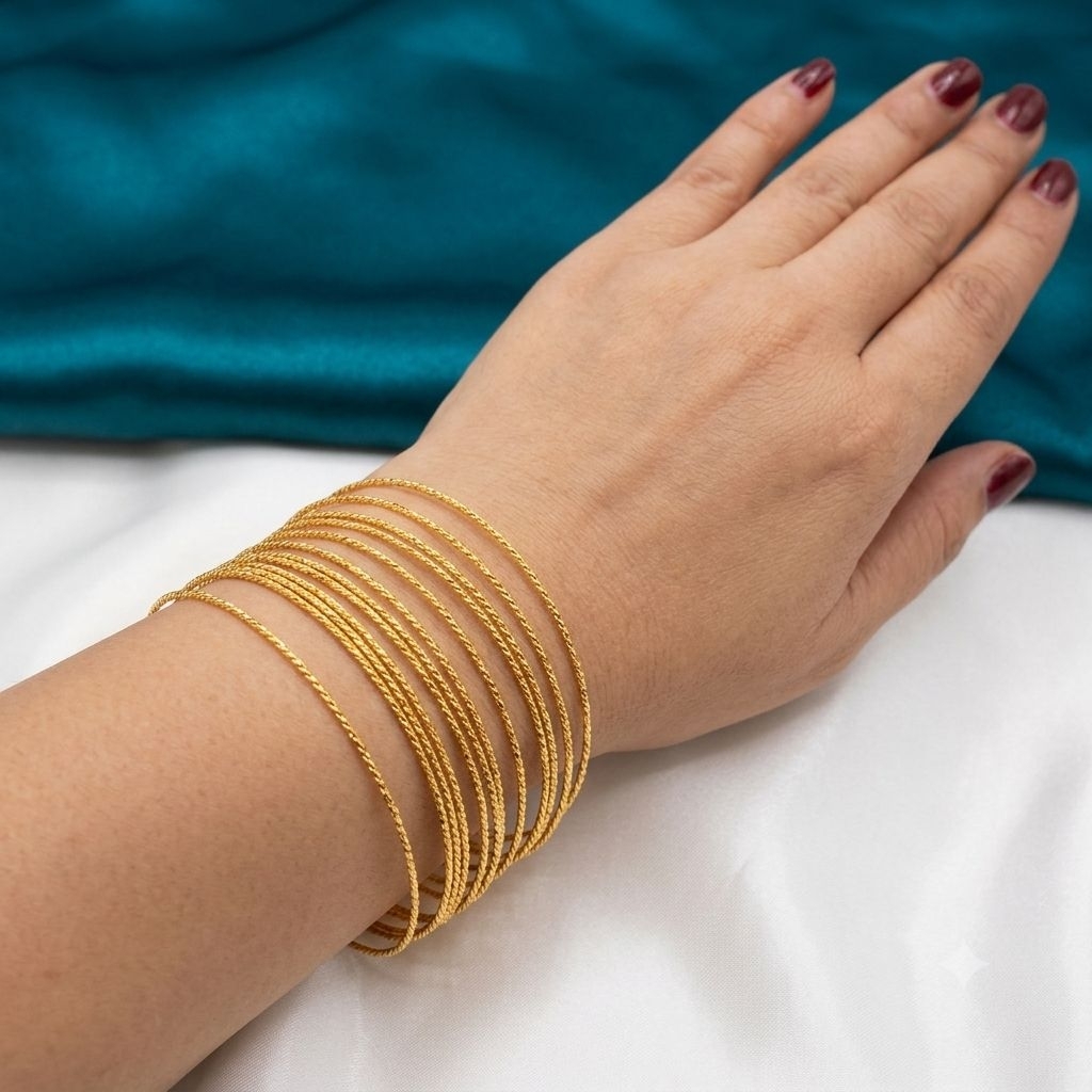 Xuping88 Gelang Keroncong Wanita Imitasi Titanium Bronze