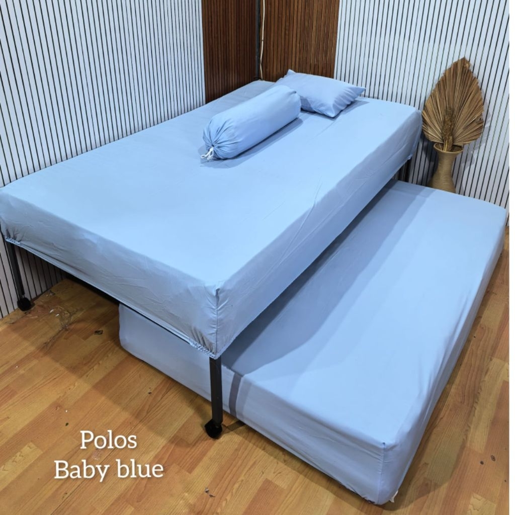 SPREI SORONG 150x200 || SPREI TANPA RUMBAI MOTIF POLOS EMBOS ||  SPREI 2 in 1 || SPREI TINGGI 20&30c