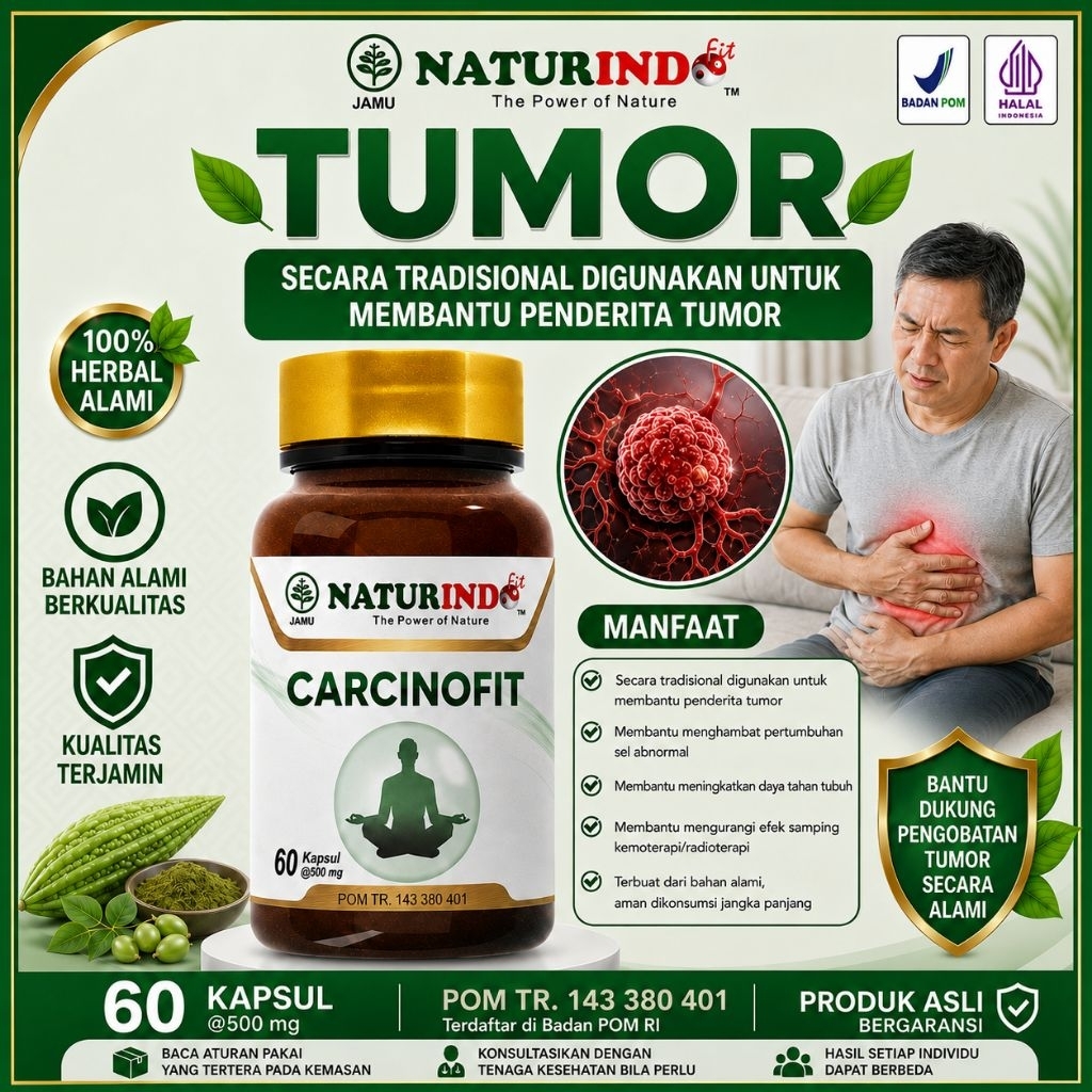 NATURINDO CARCINOFIT Obat Herbal Kanker Obat Kanker dan Tumor Obat Kanker Payudara Obat Kanker Hati 