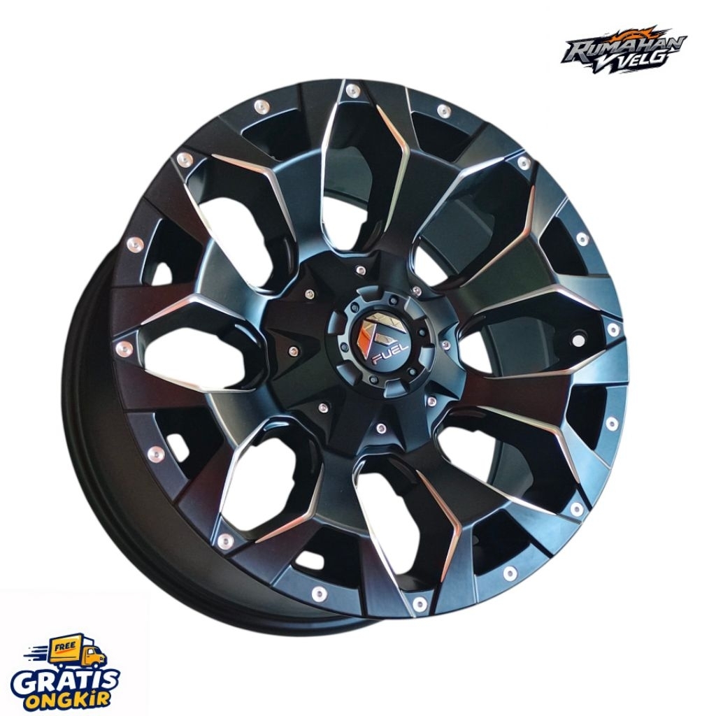 Velg Original Fuel Ring18x9 Lobang.6 Pcd.139,7 Et.0