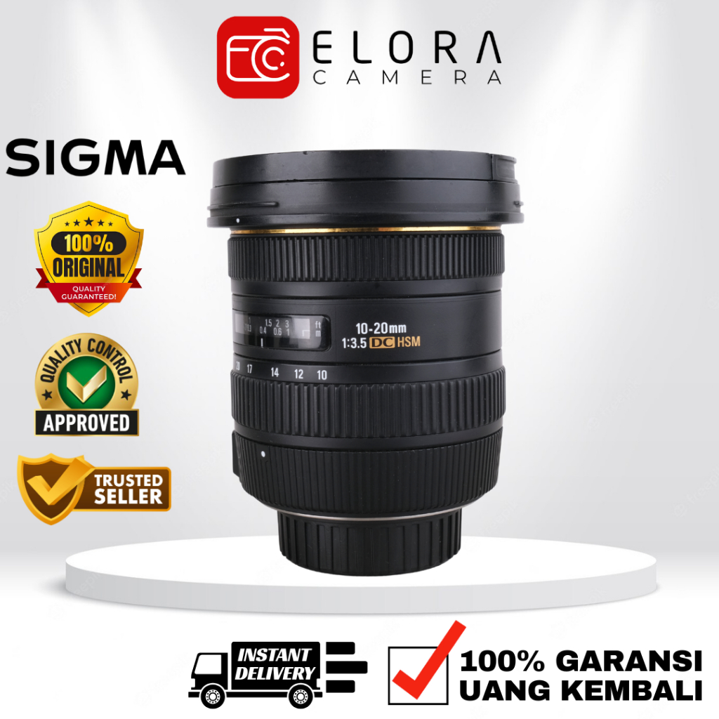 Sigma 10-20mm F3.5 DC HSM For Nikon / Lensa Sigma 10-20 mm F 3.5 DC HSM For Nikon
