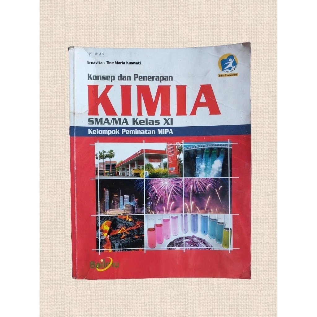 [PRELOVED ORI] Buku Kimia Peminatan MIPA SMA Kelas 11 Bailmu