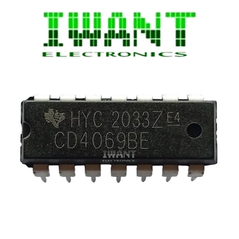 CD4069BE IC HEF4069UBP DIP IC 4069 CD4069 IC CMOS 4069BE HEF 4069UBE DIP GRADE B