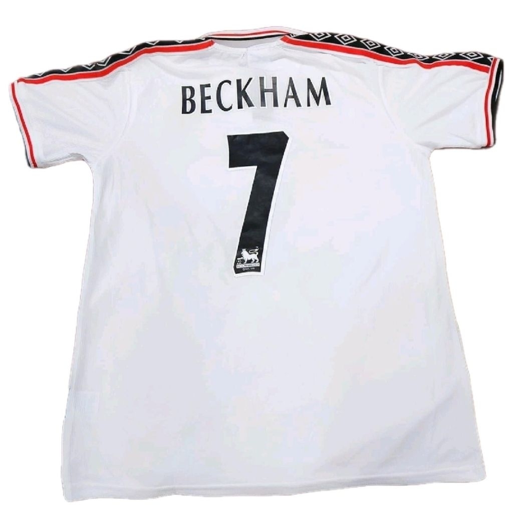 Baju Sepak Bola Jersey Original UMBRO Manchester United David Beckham 7 Season 1998-2000 Away Size X