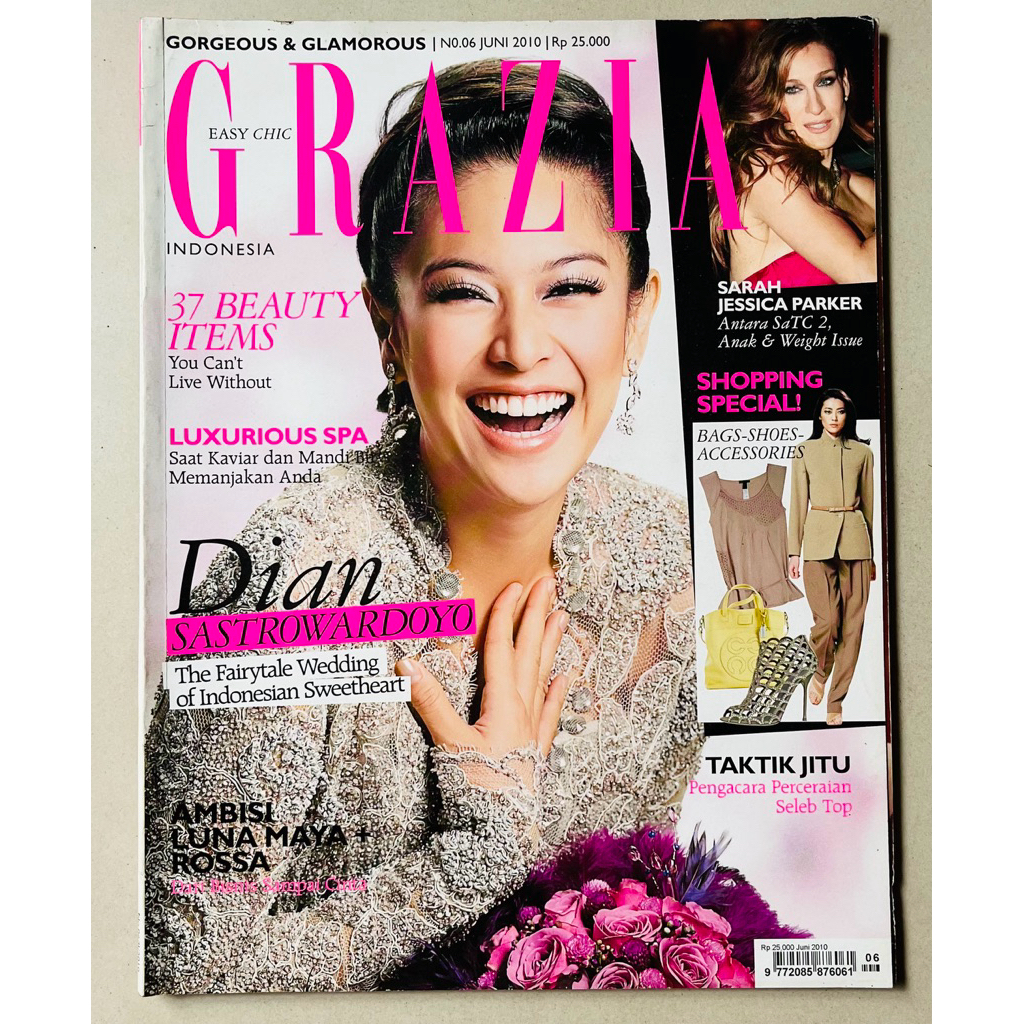 Majalah Grazia Juni 2010 : Cover Dian Sastro / Dian Sastrowardoyo