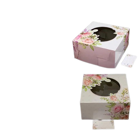 Box Kue Kotak Packaging Hampers Tutup Mika