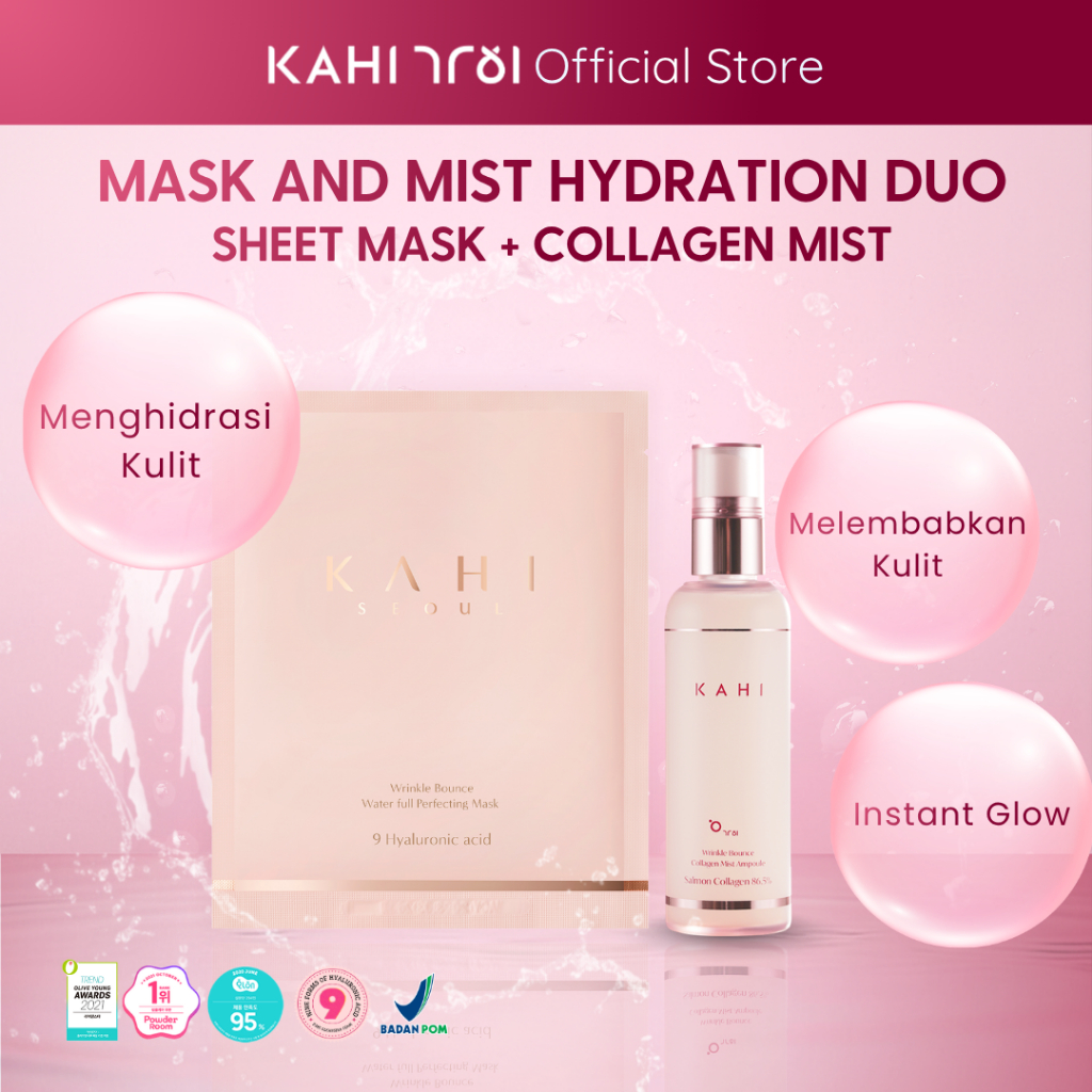 [Official] KAHI Mask 6ea bundles (Collagen Mist + Mask 6ea)