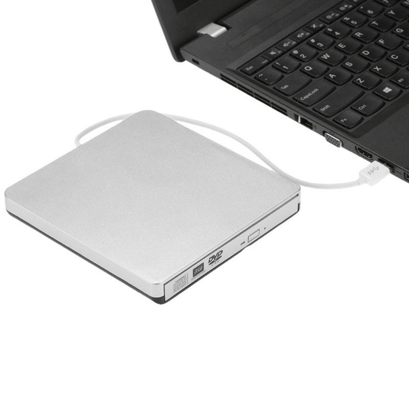 Eksternal CD DVD Rewriter untuk Komputer Laptop Desktop Windows Mac PC