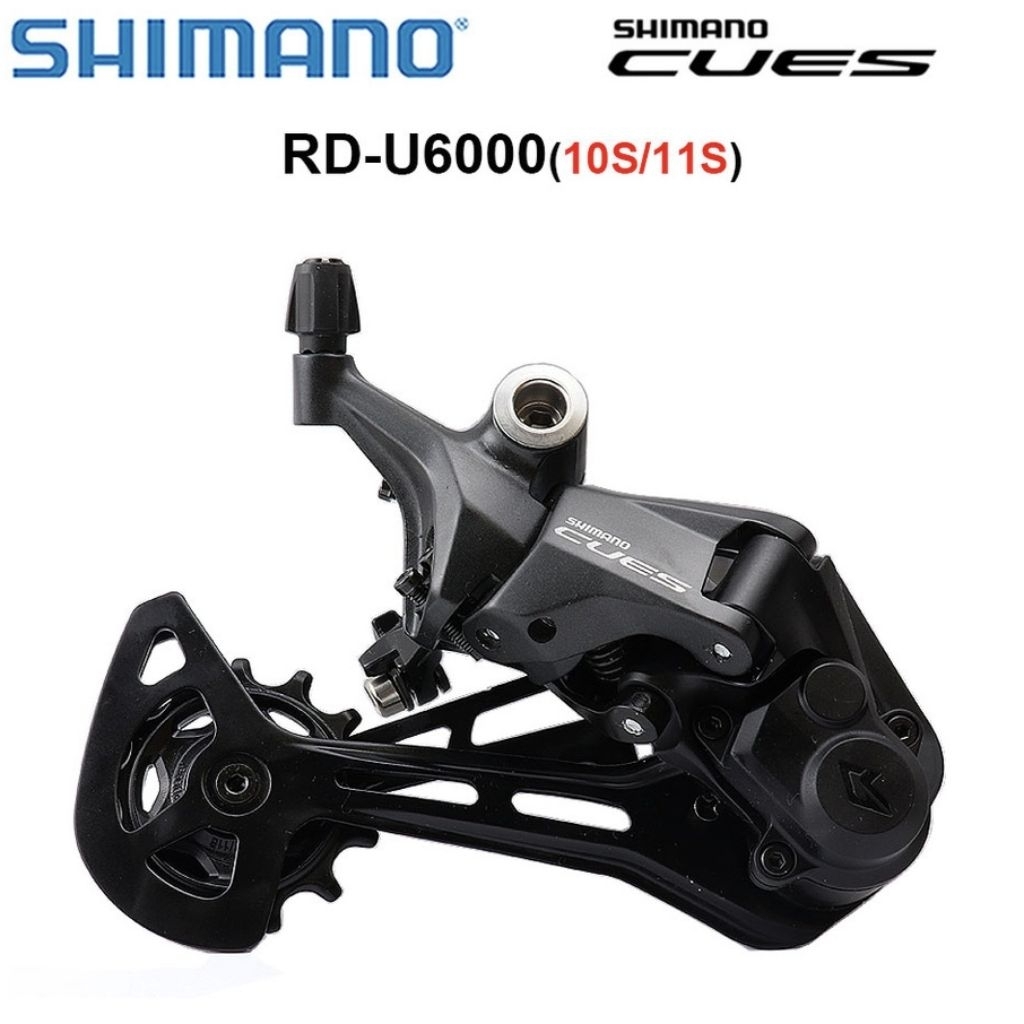 SHIMANO CUES RD-U6000-GS 10/11 Speed Rear Derailleur Sepeda MTB