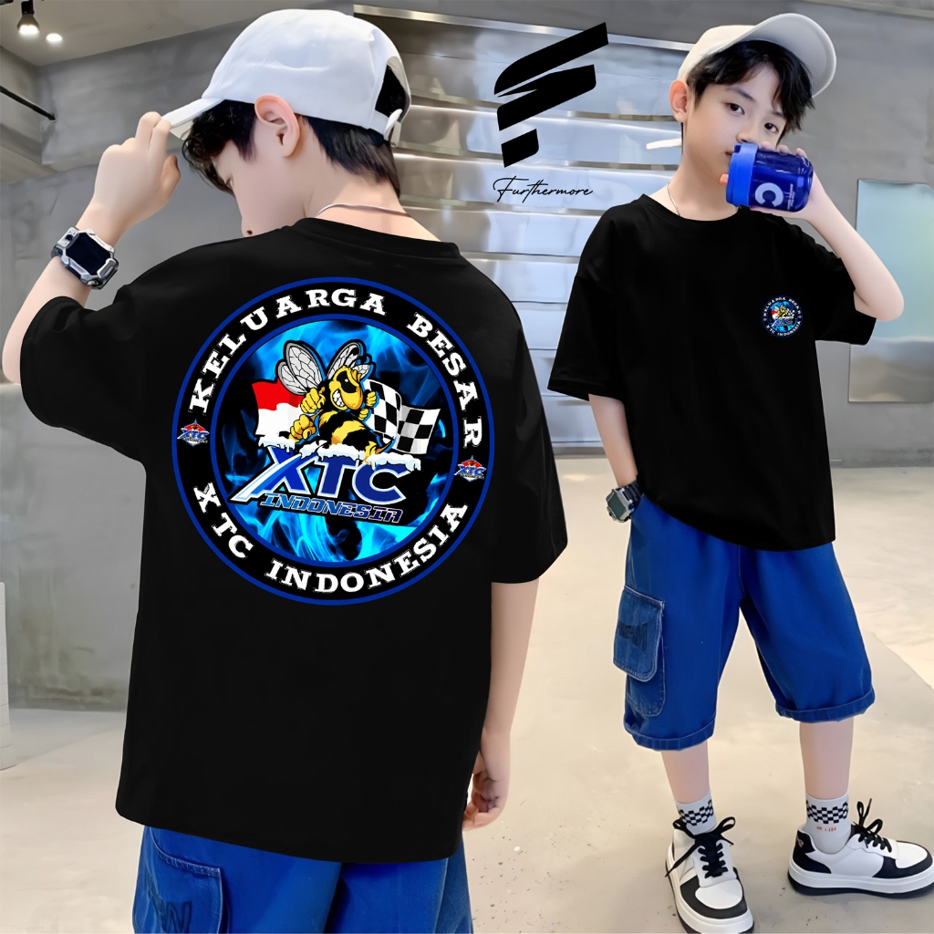 Kaos Anak XTC | Kaos Baju T-shirt Anak Fullprint | Baju XTC | T-shirt Anak XTC Indonesia