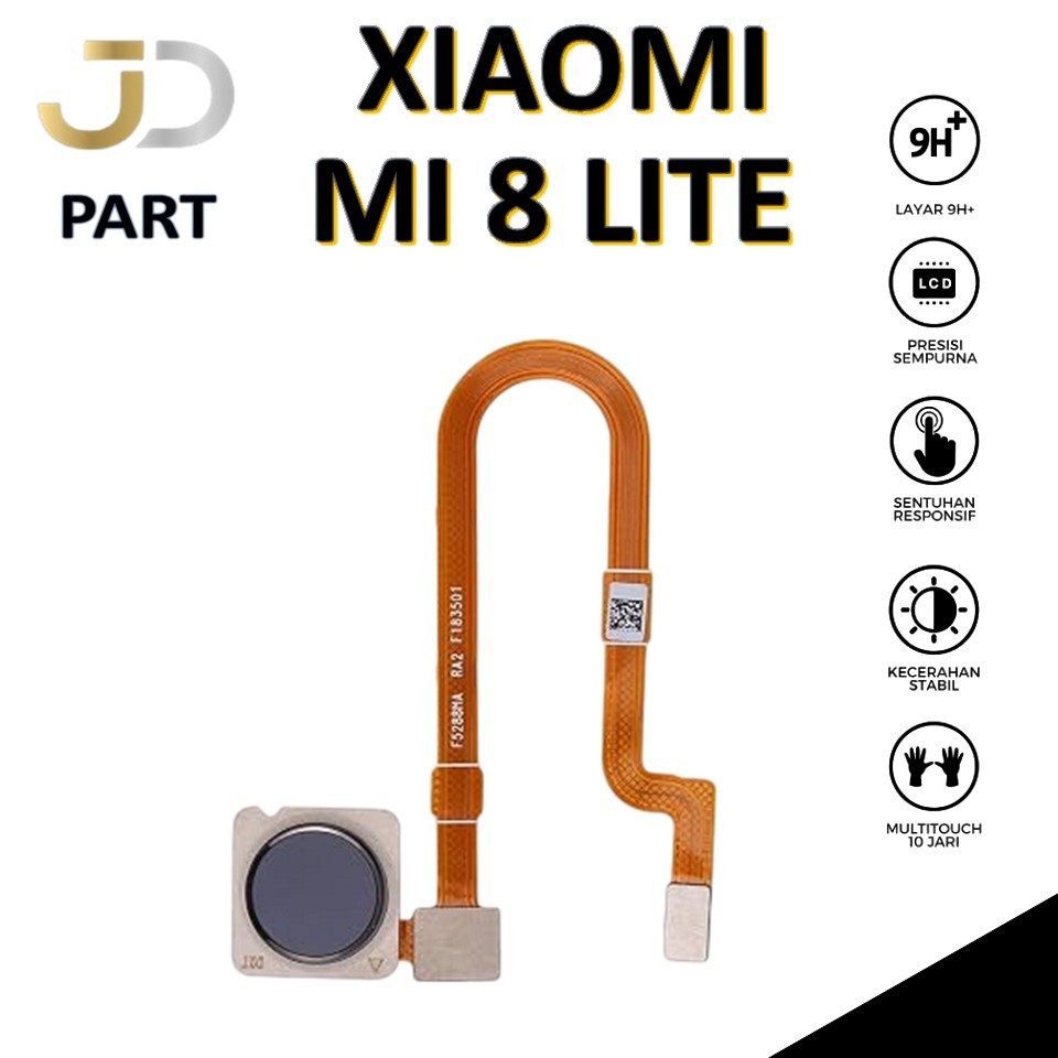 FLEXIBEL HOME FINGER PRINT SENSOR XIAOMI MI 8 LITE ORIGINAL COPOTAN