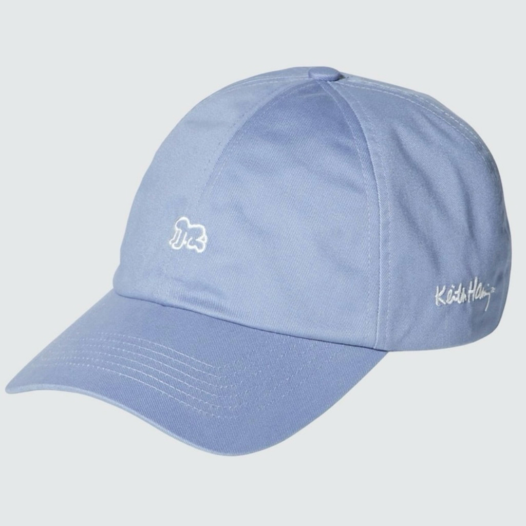 Topi Uniqlo proteksi sinar uv KEITH HARING 62 blue