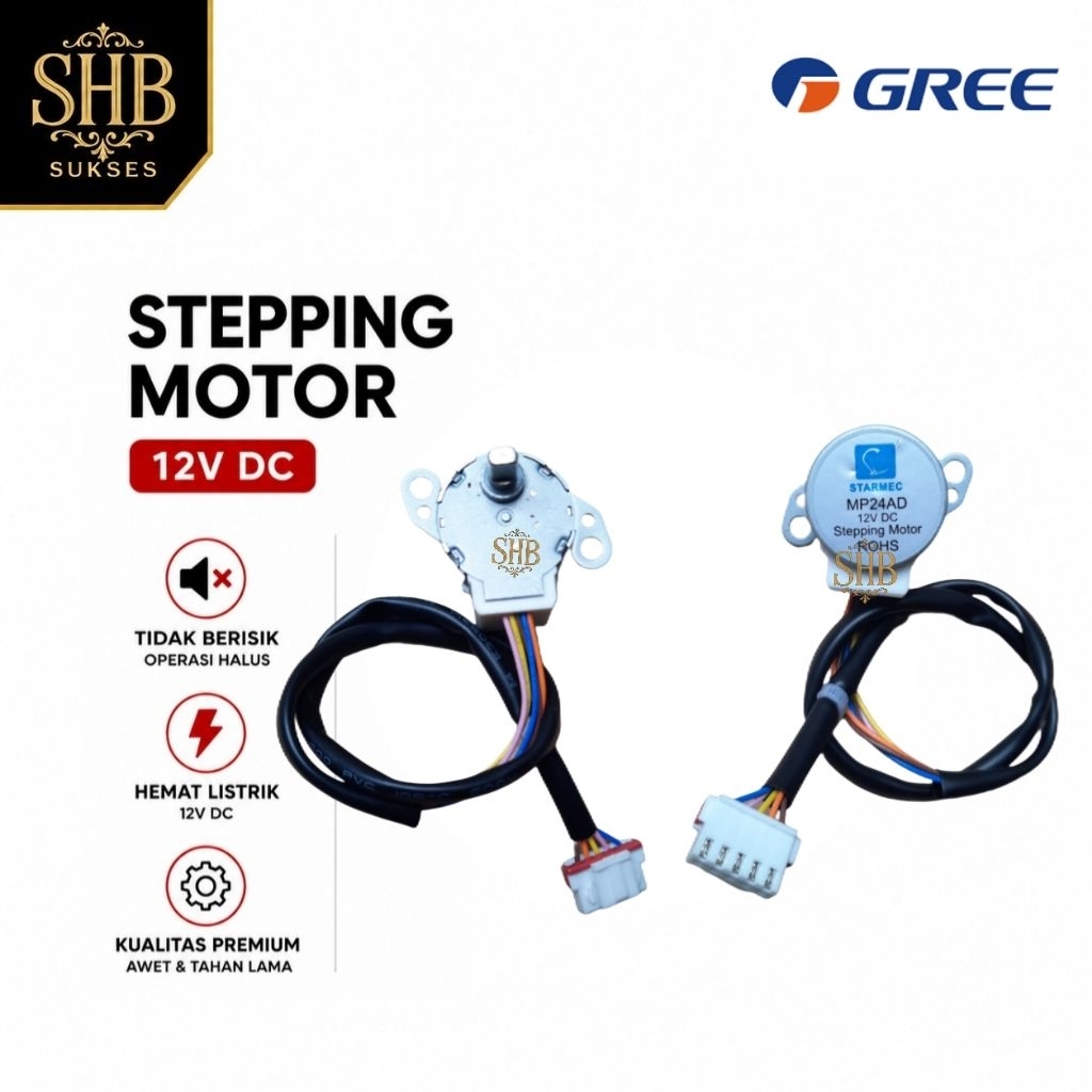 Motor swing AC GREE 3/4 PK - Dinamo swing ac 3/4PK GREE - Stepping motor ac GREE