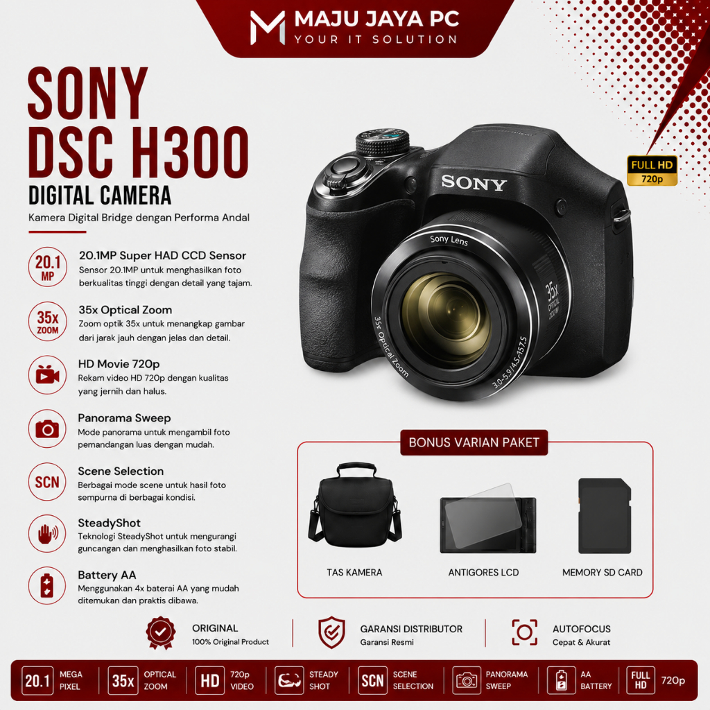 KAMERA SONY DSC H300