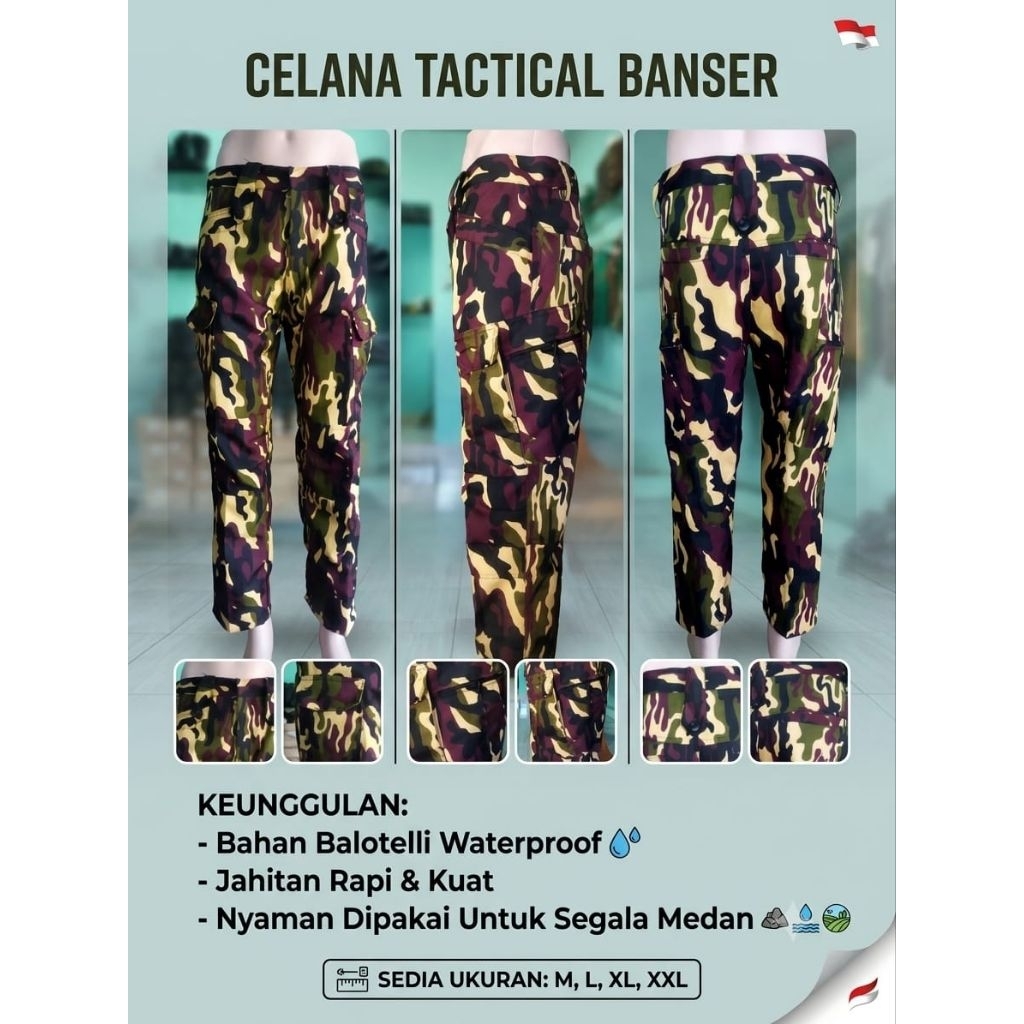 Celana pdl Banser tactical kekinian