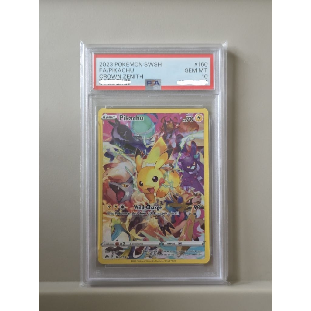 Pokemon TCG - pikachu crown zenith 160/159 - Eng version