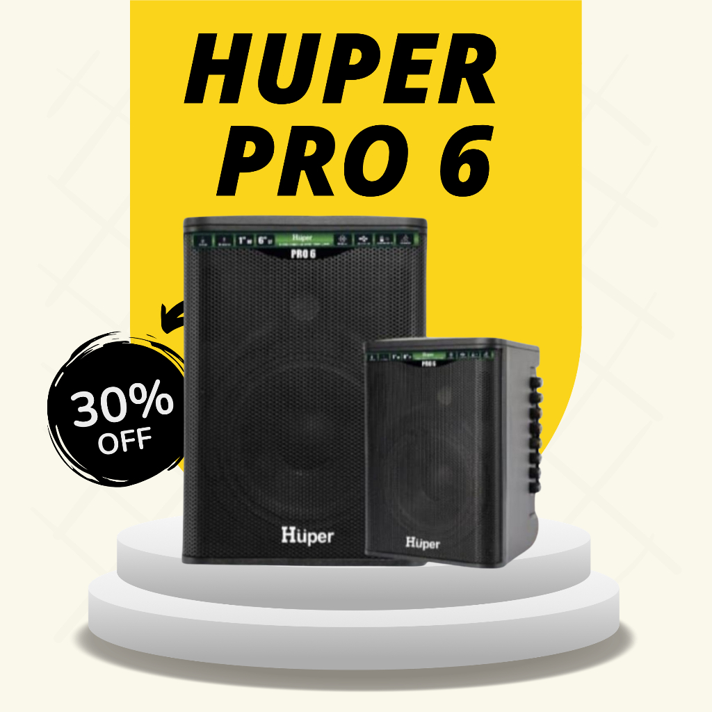 Speaker portable huper pro 6 speaker portable huper pro6 original