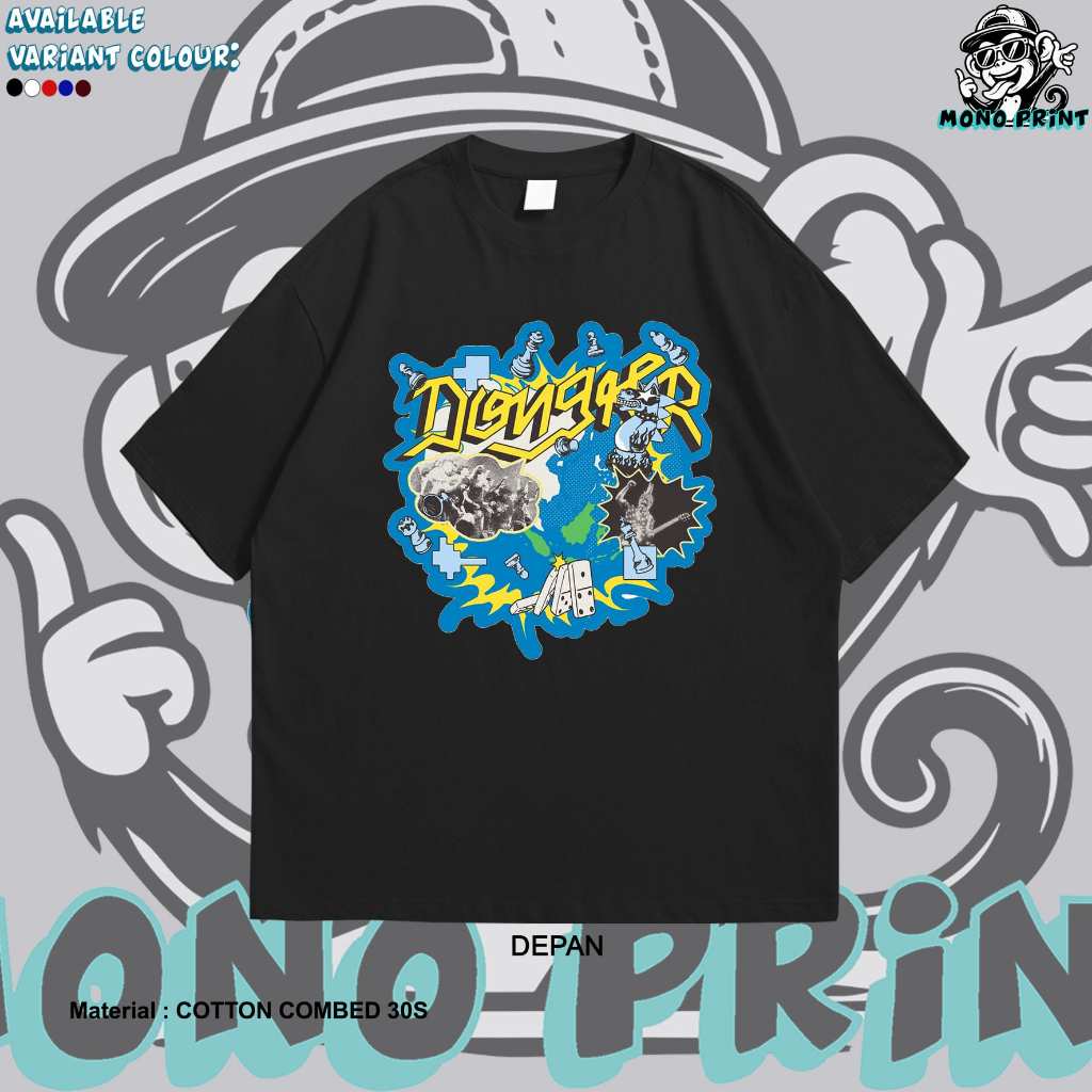 kaos dongker merajam dendam / kaos band dongker / kaos distro band pria wanita terlaris
