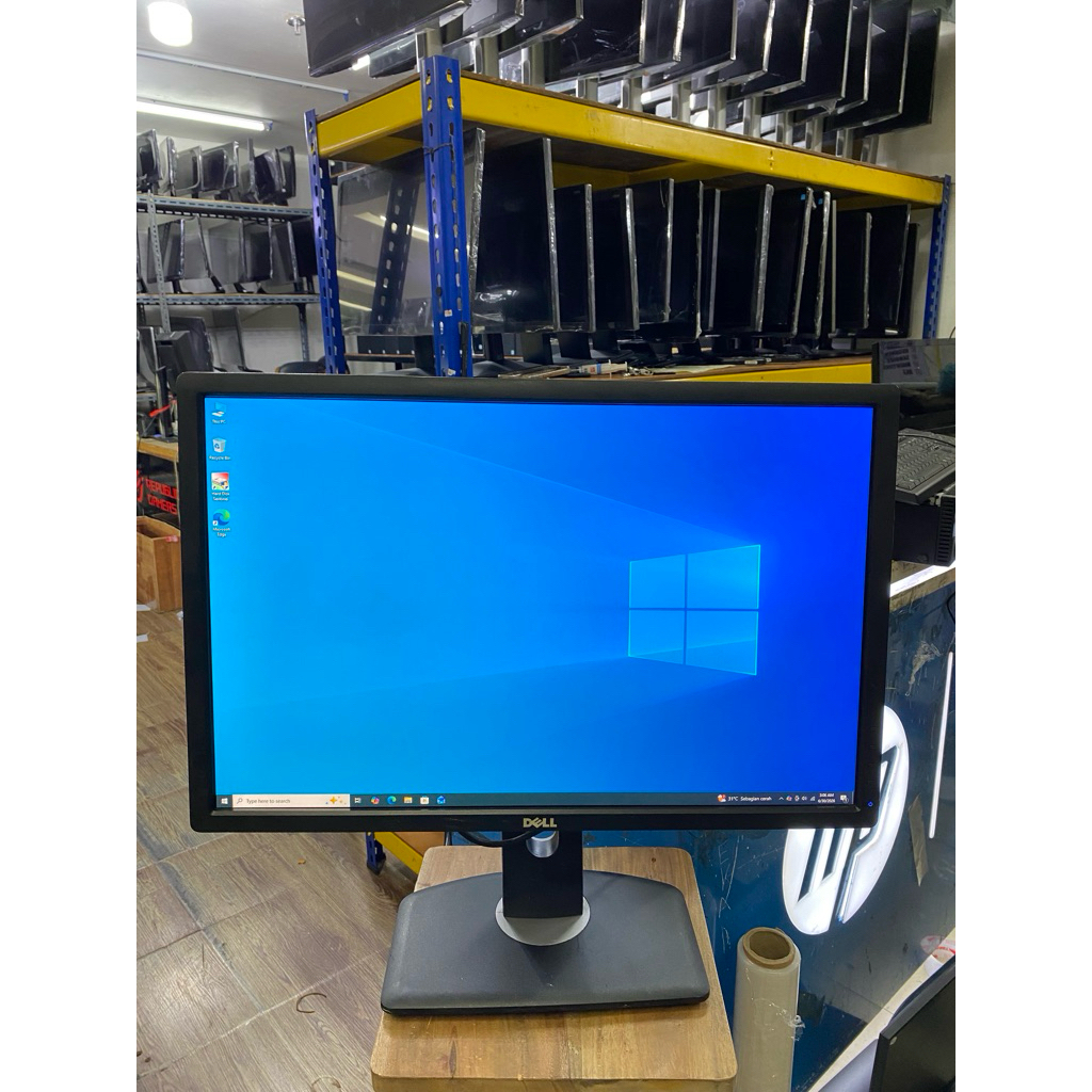 Monitor Dell U2412M 24 inc widescreen panel IPS fhd resolusi 1920x1200 normal paling murah