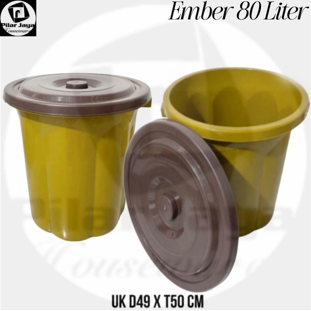Ember 80 Liter + Tutup