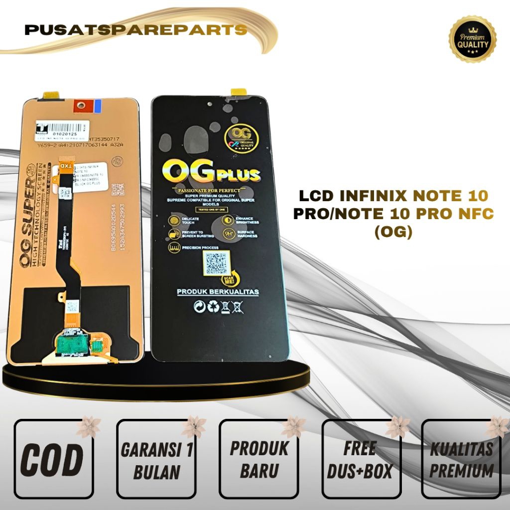 LCD INFINIX NOTE 10 PRO/NOTE 10 PRO NFC (OG)