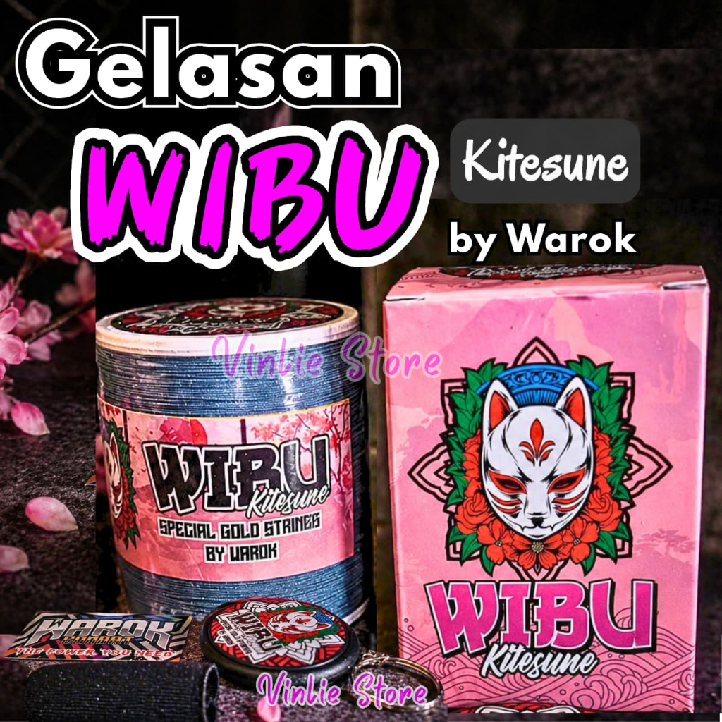 Gelasan Layangan Premium Aduan Original Warok Combat WIBU UDHIX WAROKxBATARA Black Carbon Brazil   B