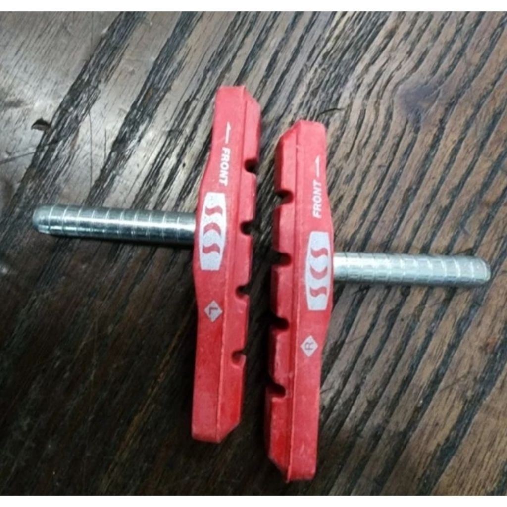 kampas rem sepeda cantilever scs karet rem jadul