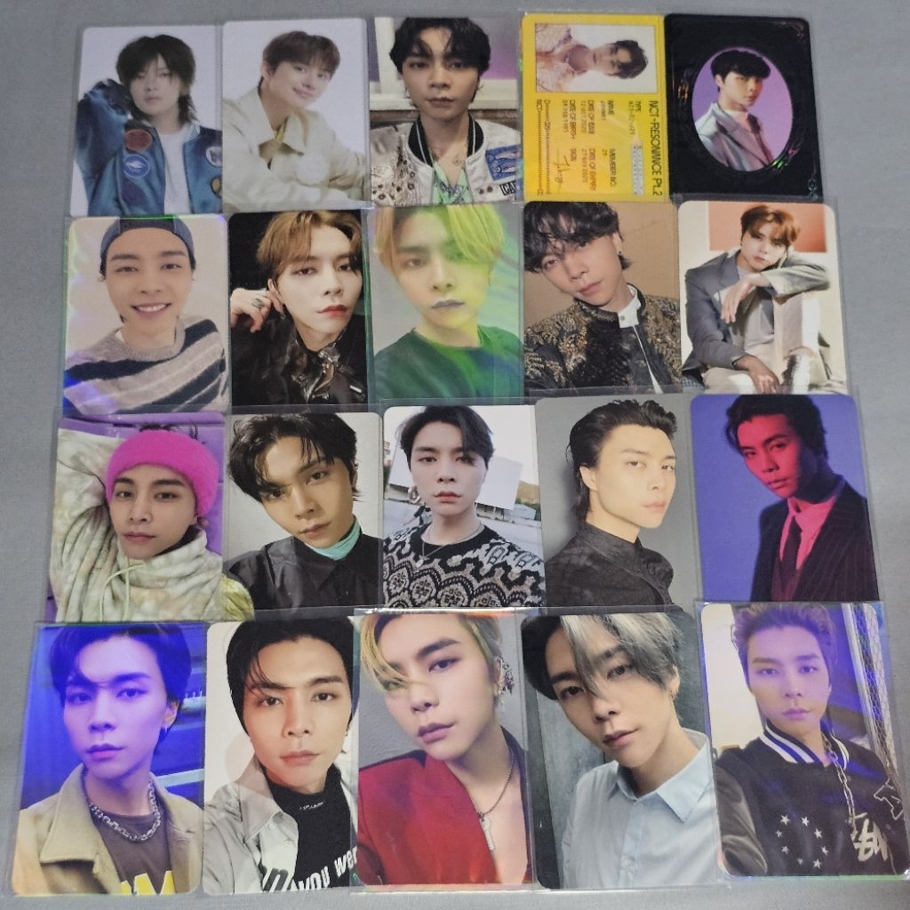AAB NCT 127 Johnny Yuta Jungwoo Photocard Awaken Regulate Loveholic Favorite Mumo Sticker resonance 