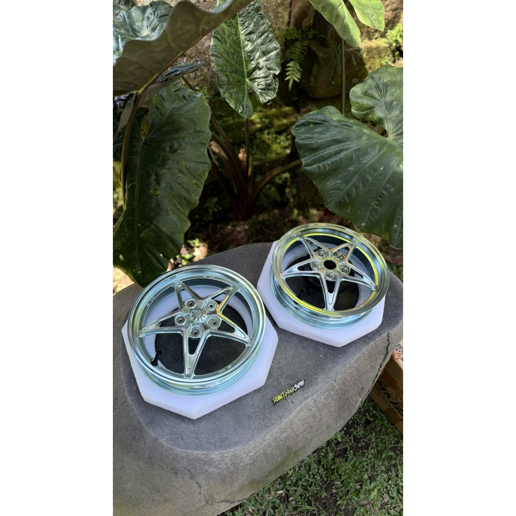 Velg MK Factory MK6 Iceblue 12 Front&Rear Vespa Sprint Primavera
