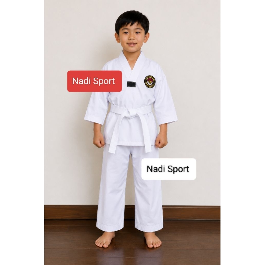 Dobok Taekwondo Anak Baju Taekwondo Anak Baju Taekwondo Kerah Putih