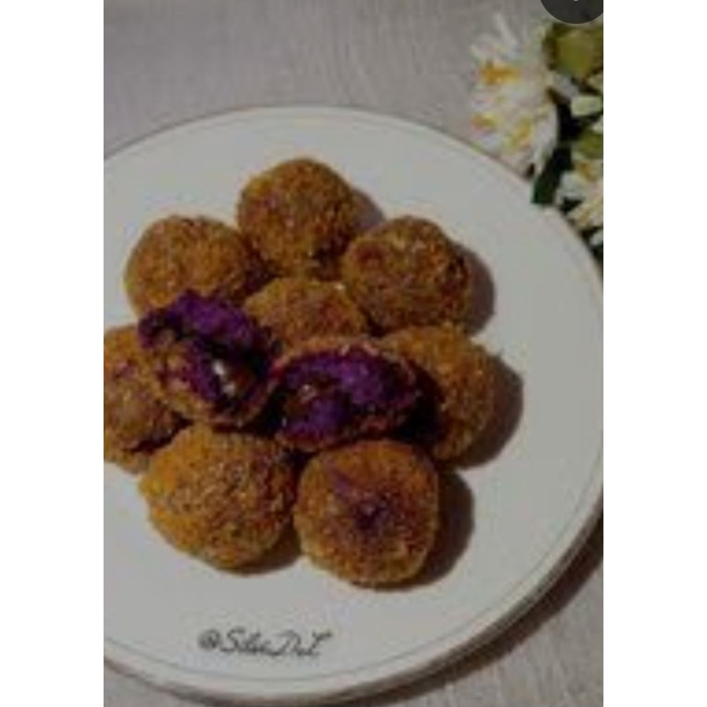 bola ubi coklat lumer